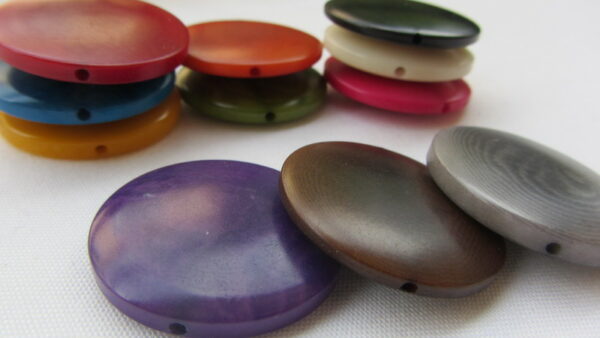 Pastille de Tagua de 28 millimètres. Ivoire végétal – Image 5