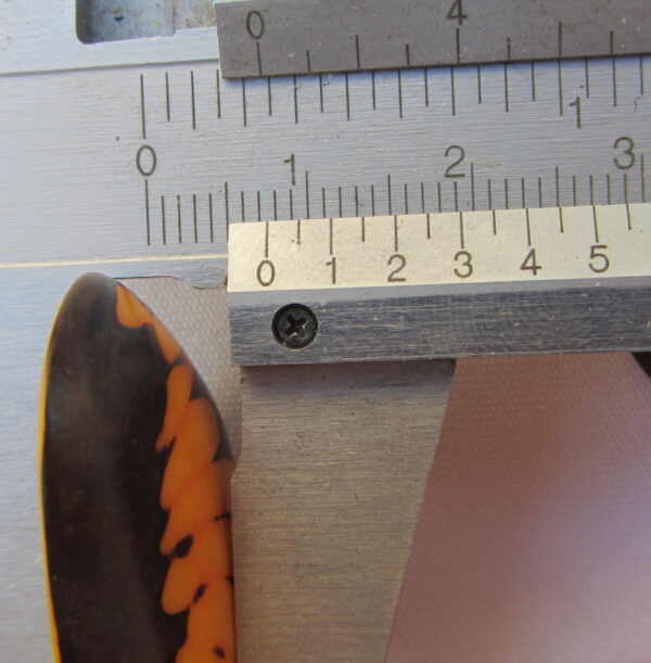 Tranche de Tagua. "Slice zébrée". Ivoire végétal – Image 6
