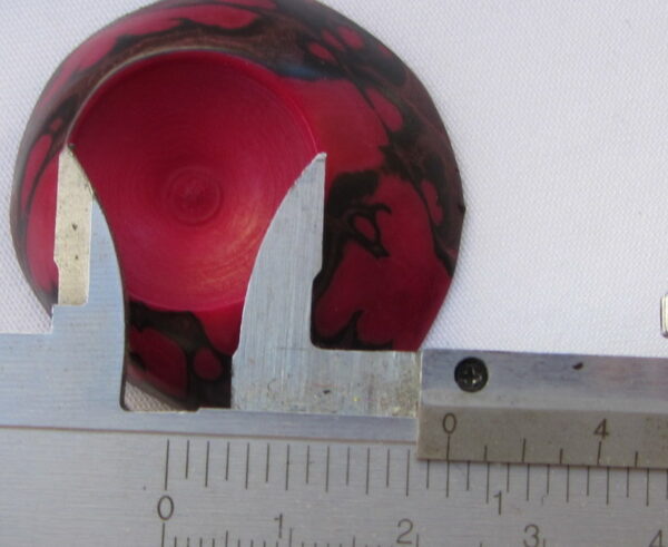 Perle de Tagua en forme d'une pièce plate. Ivoire végétal – Image 9