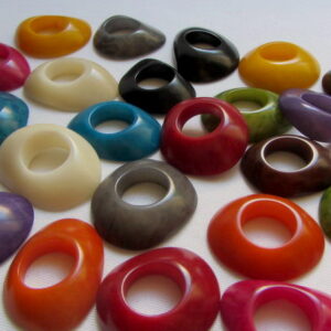 Beignet en Tagua. Ivoire végétal