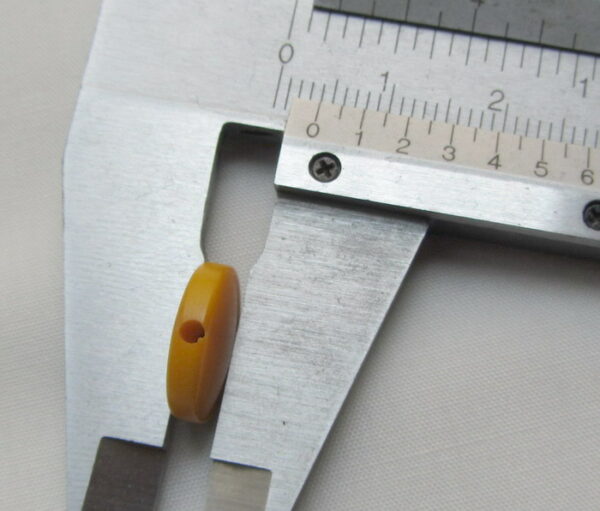 Pastille de Tagua de 13 millimètres. Ivoire végétal – Image 2