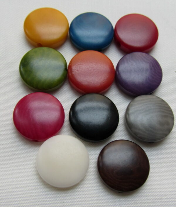 Pastille de Tagua de 13 millimètres. Ivoire végétal – Image 3