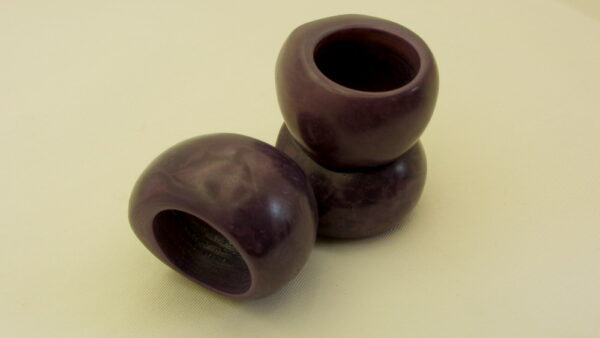 Très grand anneau de Tagua. Ivoire végétal – Image 9